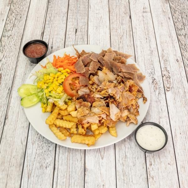 Mix Doner Meat And Chips