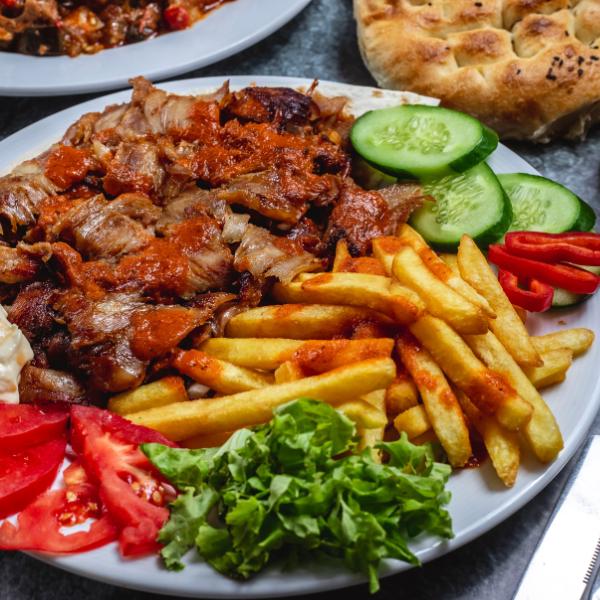 Doner Meat And Rice